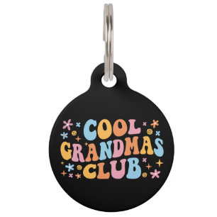 Placa Para Mascotas Guay Grandmas Club III