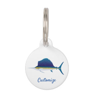 Placa Para Mascotas Gusano de vela Thunder_Cove