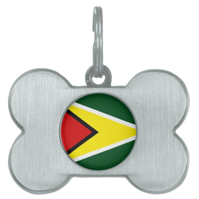 Placa Para Mascotas Guyana (Frente)