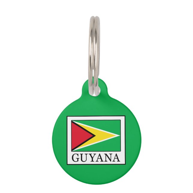 Placa Para Mascotas Guyana (Anverso)