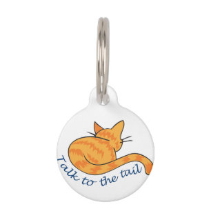 Placa Para Mascotas Habla con la cola
