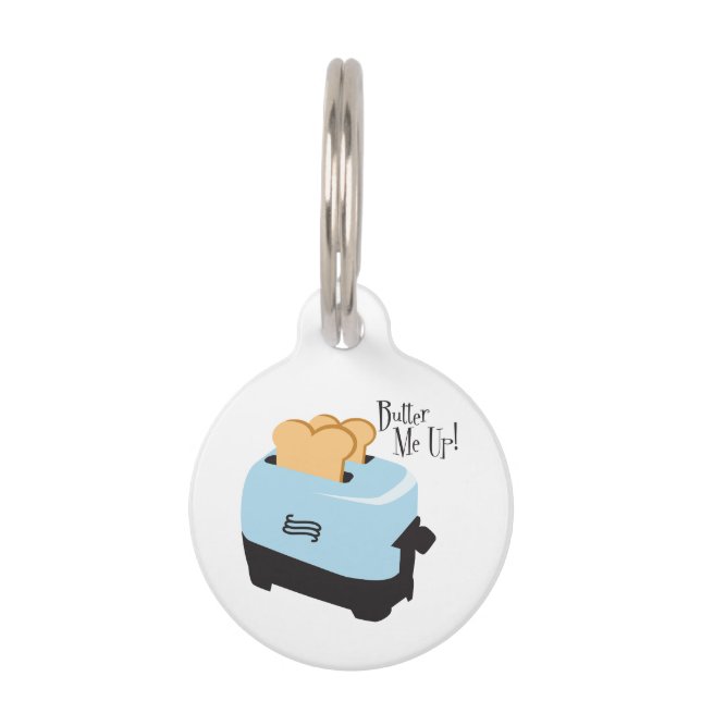 Placa Para Mascotas Háblame arriba (Anverso)