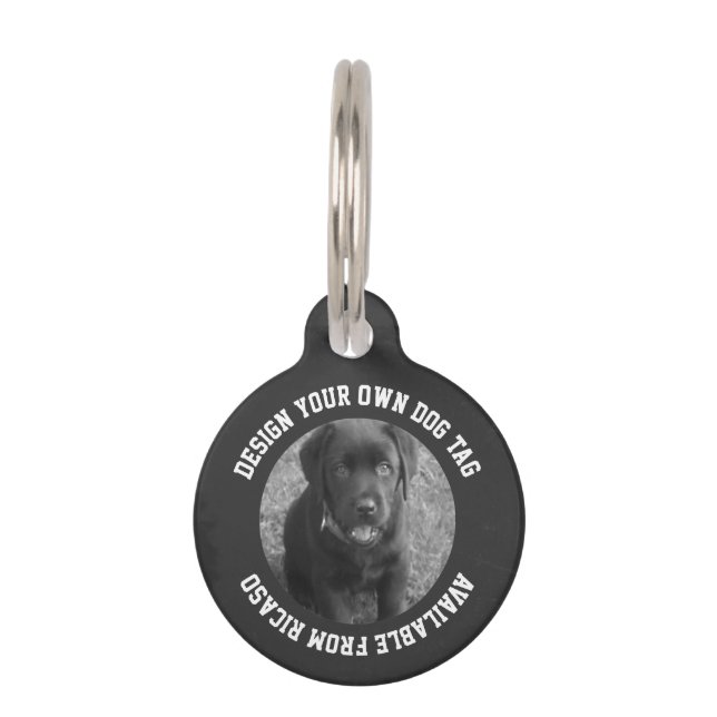 Placa Para Mascotas Hacer que su propia persona sea única (Anverso)