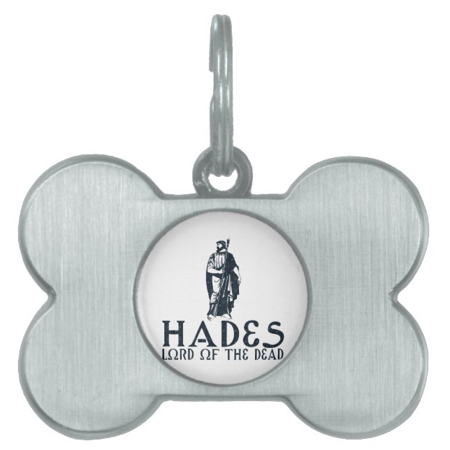 Placa Para Mascotas Hades (Frente)