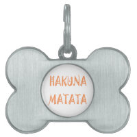 Hakuna Matata - Arte de texto tribal africano