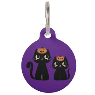 Placa Para Mascotas Halloween/otoño/otoño/otoño/calabaza/gato