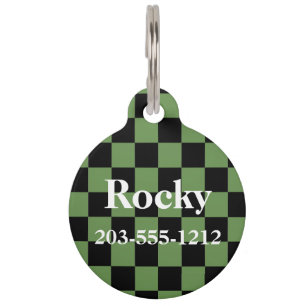 Placa Para Mascotas HAMbyWG - Etiqueta de nombre de Mascota - Comproba