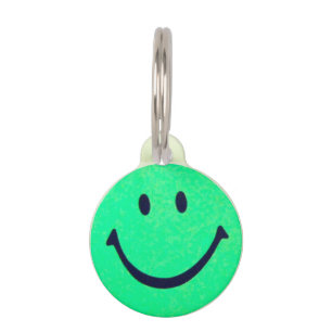 Placa Para Mascotas Happy face face smiling - Happiness -