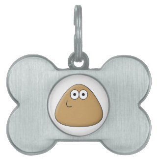 Placa Para Mascotas Happy Pou - Pet Tag