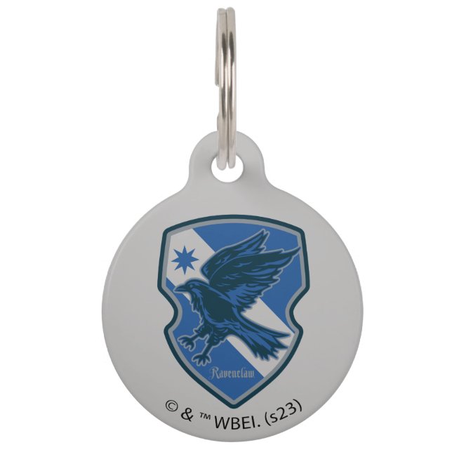 Placa Para Mascotas Harry Potter | Escudo del Orgullo de Ravenclaw Hou (Anverso)