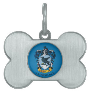 Placa Para Mascotas Harry Potter Escudo Gótico Ravenclaw