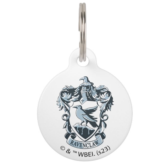 Placa Para Mascotas Harry Potter | Escudo Ravenclaw moderno (Anverso)
