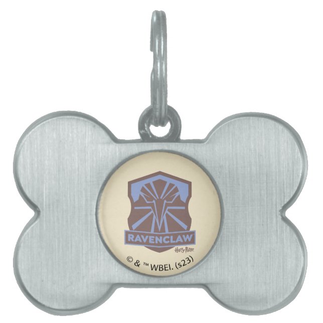 Placa Para Mascotas HARRY POTTER™ | Escudo Summer Magic RAVENCLAW™ (Frente)