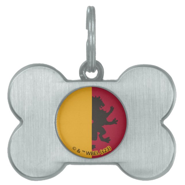 Placa Para Mascotas Harry Potter | Gryffindor House Pride Graphic (Frente)