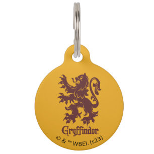 Placa Para Mascotas Harry Potter Gryffindor Lion Graphic