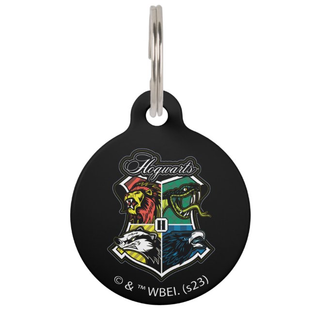 Placa Para Mascotas HARRY POTTER™ | HOGWARTS™ Badge atlético (Anverso)
