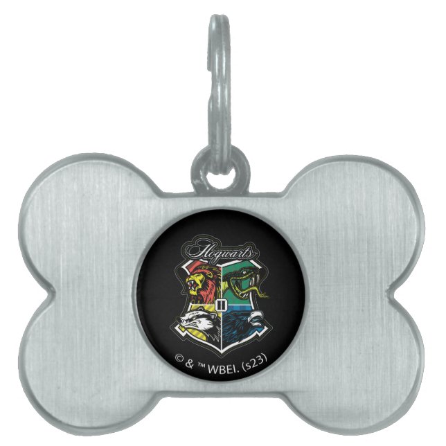 Placa Para Mascotas HARRY POTTER™ | HOGWARTS™ Badge atlético (Frente)