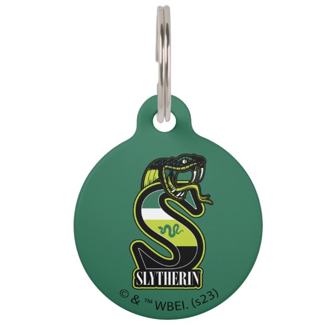 Placa Para Mascotas HARRY POTTER™ | Insignia deportiva SLYTHERIN™ (Anverso)