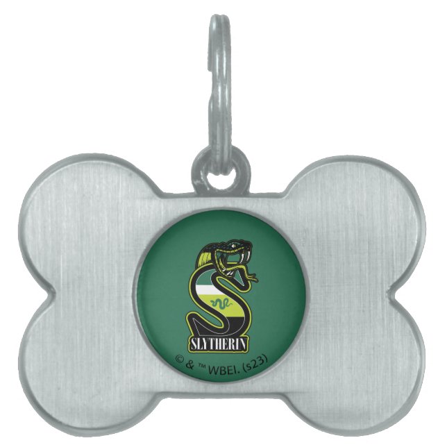 Placa Para Mascotas HARRY POTTER™ | Insignia deportiva SLYTHERIN™ (Frente)