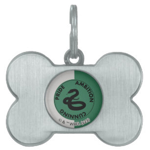 Placa Para Mascotas Harry Potter   Rasgos de la casa SLYTHERIN™ Gráfic
