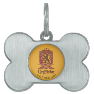 Placa Para Mascotas Harry Potter   Tarjeta Gryffindor QUIDDITCH™