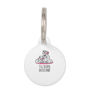 Placa Para Mascotas Hasta que la muerte nos haga parte clásica - eslog