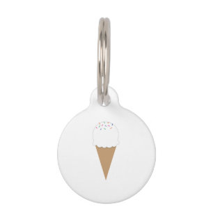 Placa Para Mascotas Helado