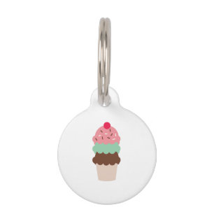 Placa Para Mascotas Helado