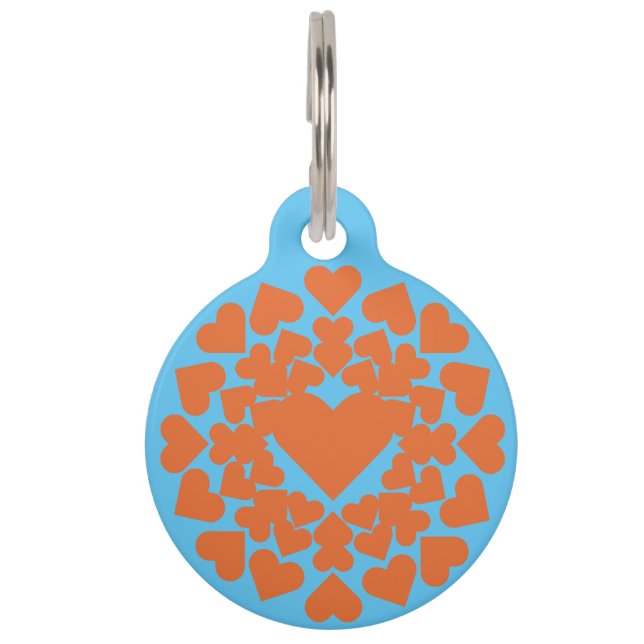 Placa Para Mascotas Herz ♥ Heart Sun (Anverso)