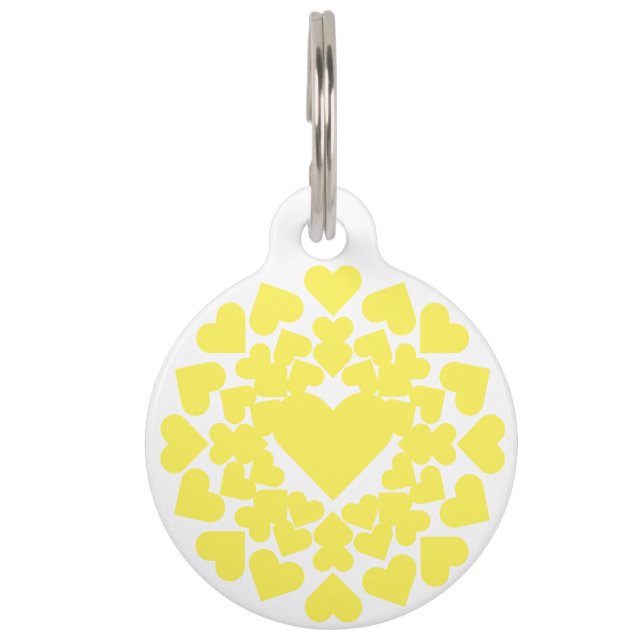 Placa Para Mascotas Herz ♥ Heart Sun (Anverso)