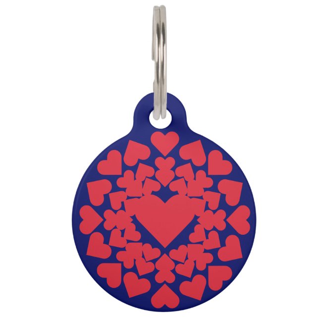 Placa Para Mascotas Herz ♥ Heart Sun (Anverso)
