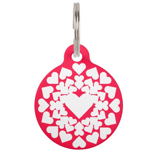Placa Para Mascotas Herz ♥ Heart Sun neon (Anverso)