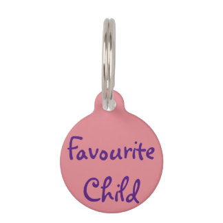 Placa Para Mascotas Hijo Favorito