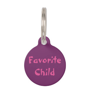 Placa Para Mascotas Hijo favorito
