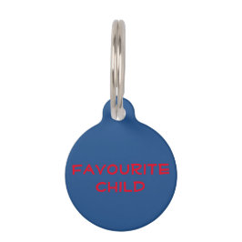 Placa Para Mascotas Hijo favorito