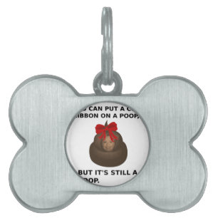Placa Para Mascotas Hillary Poop