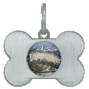Placa Para Mascotas Himeji, Japón (Vista desde lo alto del castillo)