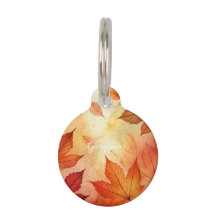 Hojas acuáticas otoñales cálidas personalizadas