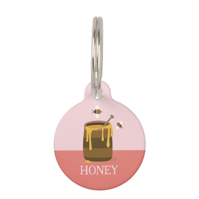 PLACA PARA MASCOTAS HONEY (Anverso)