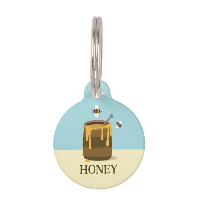 PLACA PARA MASCOTAS HONEY (Anverso)