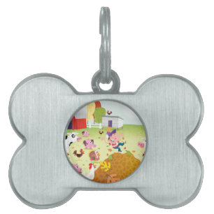 Placa Para Mascotas Hora de contar - el corral