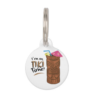 Placa Para Mascotas Hora de Tiki