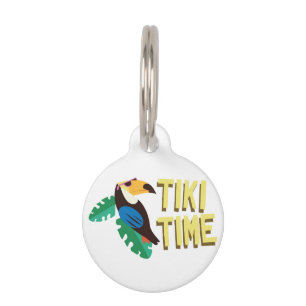 Placa Para Mascotas Hora de Tiki