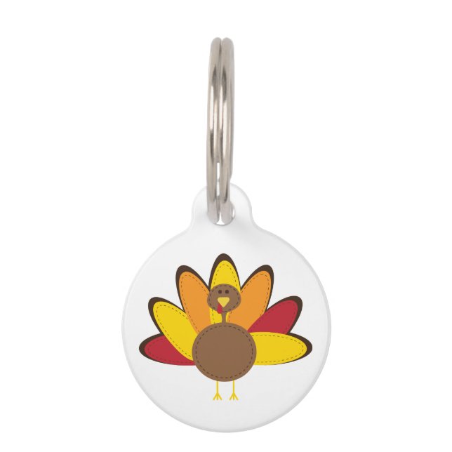 Placa Para Mascotas Hora de Turquía (Anverso)