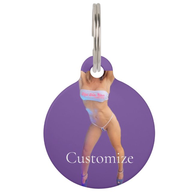 Placa Para Mascotas Hot Tub Club Thunder_Cove (Anverso)