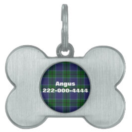 Placa Para Mascotas Hueso con la etiqueta de la identificación del