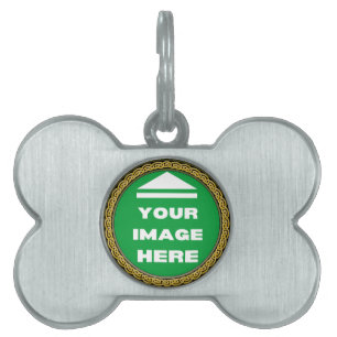 Placa Para Mascotas Hueso de etiqueta de mascota - Personalizado - Aña