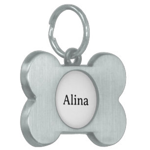 Placa Para Mascotas Hueso empresarial profesional simple