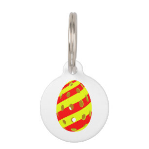 Placa Para Mascotas Huevo de Pascua de Baloncesto
