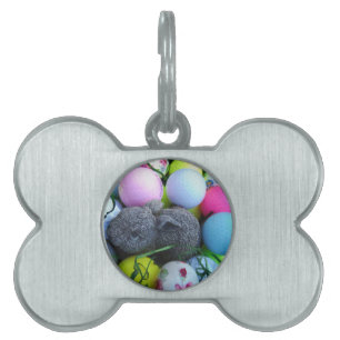Placa Para Mascotas Huevos de Pascua, bolas de golf de conejo